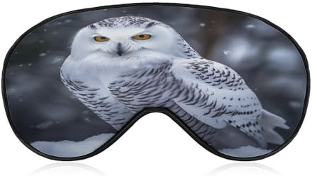 Arctic Owl Schlafmaske, lichtblockierende Schlafaugenmaske von Arctic Owl, Augenabdeckung mit verstellbarem Riemen, Augenschutz für den Schlaf