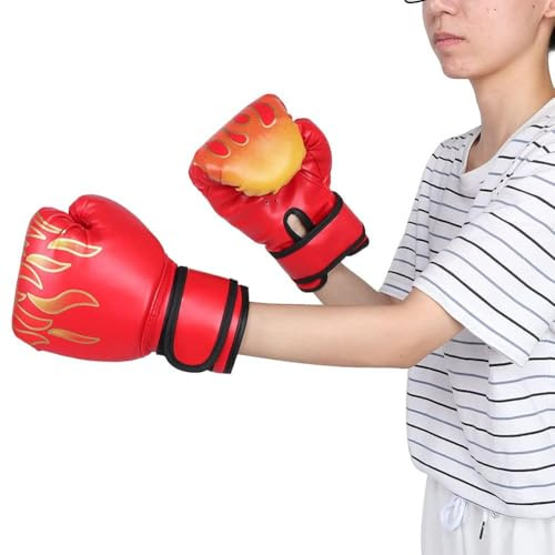 Guanti Da Boxe per Bambini, Guanti Da Sacco Da Boxe per Sparring Guanti Da Allenamento Mma per Kickboxing Muay Thai per Arti Marziali