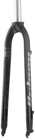 WANGZEYU Fahrrad Gabel Fahrrad-Starrgabel 26/27,5/29 Zoll Scheibenbremse Mountain Gabel Gerades Rohr 28,6 MM Matt Leichte MTB Fahrradgabel Fahrradgabeln(26-27.5 Black)