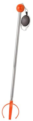 Dickly Golfball-Retriever-Grabber, leicht, Golfball-Clip, Golfball-Aufheben für Outdoor-Sport, Golf-Training, Geschenke für Golfer, Orange