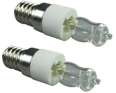 Lampadina Luce for forno sicura 50W Resistente alle alte temperature Forno da 500 gradi Asciugatrice Forno a microonde Lampadina Lampada al sale E14 Lampadina Luce a vapore Illuminazione(2pcs 50W 220