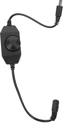 HOUDERCO Dimmer Led Rotativo Per Luce Singola Regolatore Di Luminosità Per Lampade Da Tavolo Controllo Luminosità Dimmerabile Per Strisce Led Interruttore Variabile Sicuro e Durevole