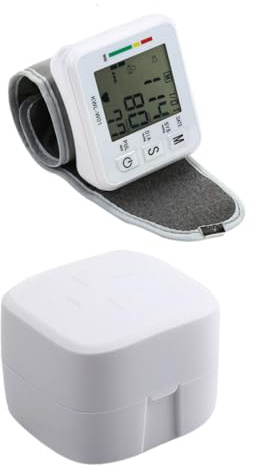 Gatuida Blutdruckmessgerät Für Handgelenk Mit Lcd-digitaldisplay Automatischer Kompression Und Dekompression Heimblutdruckmessgerät Aus Robustem Abs-material Für Lange Lebensdauer