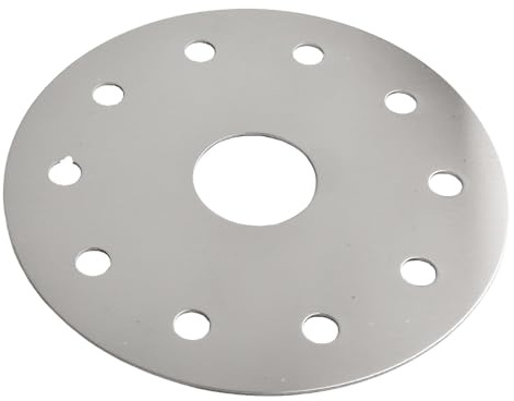 Bebykilemi Piastra diffusore di calore in acciaio inox per fornelli a induzione, adattatore magnetico per pentole in vetro, diffusore di calore per uso alimentare con distribuzione uniforme del calore