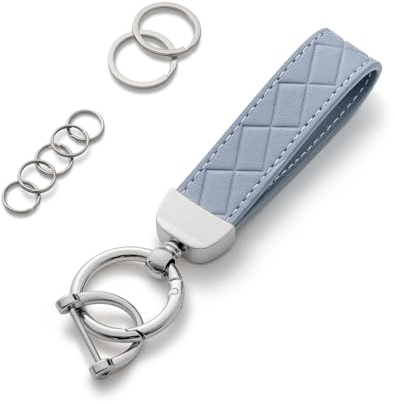 AOKSUNOVA Llavero de Cuero PU para Llaves, Llavero para Llaves de Coche, Colgante para Llaves, Accesorio para Llaves