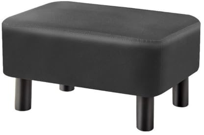 Banco compacto para zapatos, taburete rectangular para entrada, versátil otomano, estante de almacenamiento de zapatos, elegante mueble de sala de estar, perfecto para cambiar zapatos y uso libre.