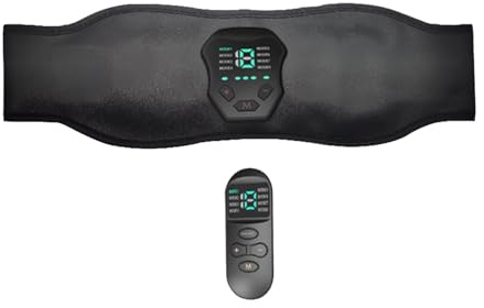 Abdominal Massageapparat Smart Muskelstimulator | 19 Intensitetsinställningar Intelligent Mage Muskelstimulator För Viktminskning Cellulite Reducering Hemma Gym Arbetsplats