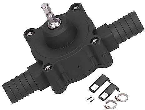 TOPINCN Pompe de Forage électrique, Transfert D'eau Efficace, Auto-amorçante pour Kérosène, Matériau ABS Portable pour la Plupart des Perceuses électriques