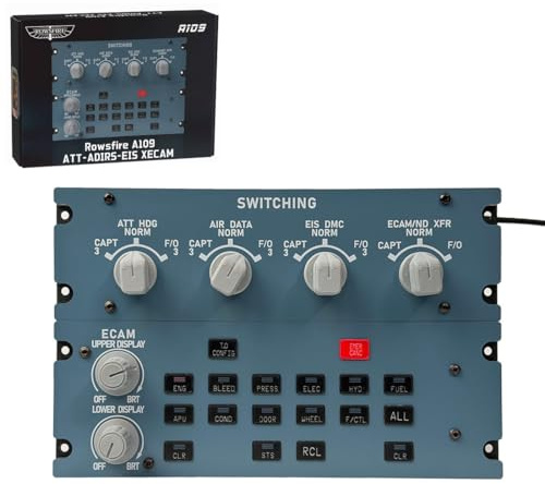 LootPop Panel de simulador de vuelo, V1.1, escala 1:1, cabina de casa, panel de control integrado para MSFS 2020/2024, simulador de juego piloto Plug and Play Real Aircraft Feel