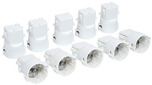 10 douilles B22 plastique à connexion rapide