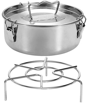 Flan Mold, Stainless Steel Flan Pan Mold with Lid(62 oz) Compatible with Instant Pot 6 qt [3qt, 8qt avail] Flanera Flan Maker Quesillera Molde Para Flan, Flaneras Moldes Con Tapa