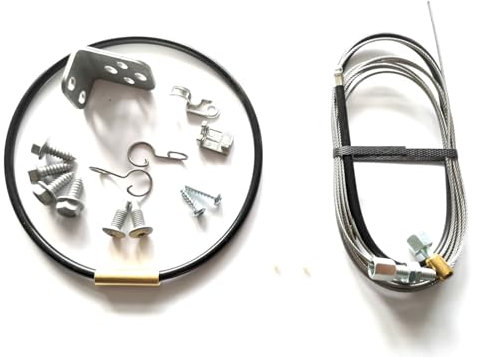 Schartec Verrouillage d'urgence universel pour porte battante et porte basculante Schartec Move pour portes de garage et autres fabricants étrangers, déverrouillage de porte de garage, câble Bowden