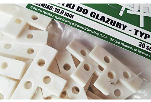 Espaciadores de azulejos, tipo T, baldosas, lechada, piso, pared, plástico, cruz - 10 mm