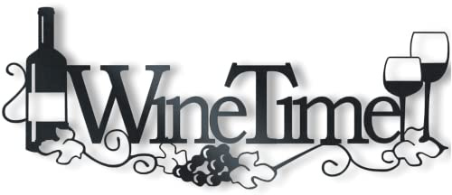 Metal Wall Art For Garden & Home - Indoor Living Room, Bathroom, Kitchen, Bedroom & Outdoor Fence or Patio Wall Suitable. Non-Bend Black Metal Inspiring Words Hanging Decoration Contemporary Wall Art
