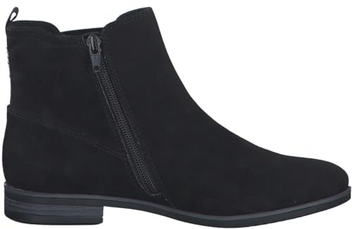 s.Oliver Bottines Chelsea élégantes à enfiler pour femme, Noir, 39 EU