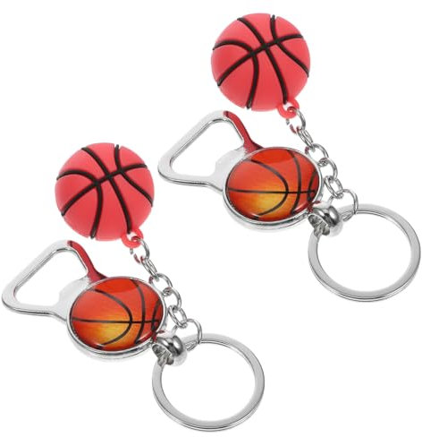 COLLBATH Bieröffner Schlüsselanhänger Flaschenöffner Multifunktional Zinklegierung Sportball Design Werkzeug Für Bars Und Heimdeko 2 Stück Satz