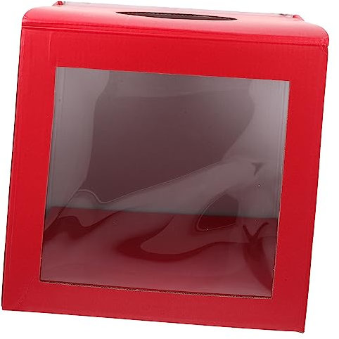 STOBOK Tombola Losbox Groß Verschleißfest Acryl Kubische Wahlurne Party Spendenbox Für Veranstaltungen Und Versammlungen