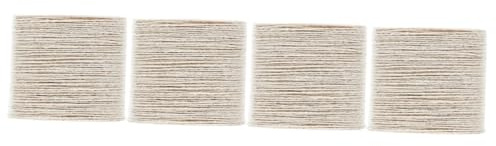 Amosfun 4pcs Meat Tying Cotton String Soft Cooking Twine 100m Roll Butcher Twine Kitchen Cotton Rope Meat Wrapping String Trussing Wrapping