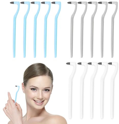 TUONYIS 15Pcs Tartar Remover Tooth Stain Eraser Teeth Cleaning Kit Stain Remover for Teeth Plaque Remover for Teeth (3 Colors)