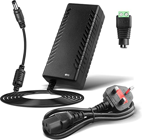 LeTaoXing 12V 8A Power Supply AdapterDC 96W AC 100-240V to DC 12 Volt 8 amp Universal Transformers 12V/8A for TFT LCD Monitors TVs CCTV Cameras LED Strip Lights