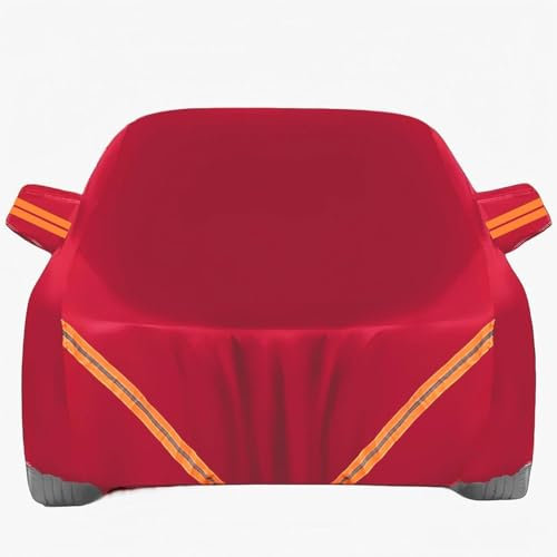 Vollgarage Kompatibel Mit Mini Cooper S Cabrio F57| Wasserdicht Atmungsaktiv Winddicht Outdoor Indoor Plane(Red)