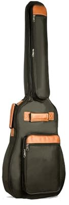 GSXLZ Borsa Per Chitarra Custodia for chitarra elettrica da 40/46 pollici, impermeabile, imbottita, for basso elettrico, con spessore di 10 mm(Black1)