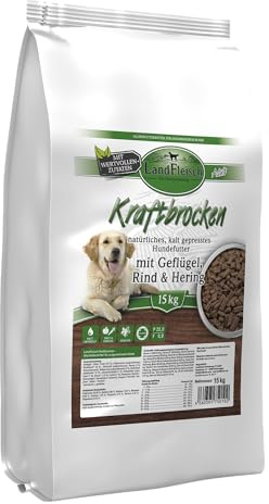 Landfleisch Dog Natur kaltgepresst, 1er Pack (1 x 15 kg)
