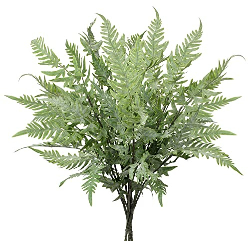 Briful Artificial Fern Branch Boston Fern Plants, Artificial Plant, Plastic Fern Leaves, Artificial Plant Branch for Indoor Garden, Porch, Parterre, Table Decoration, Flower Arrangements, 76 cm Long