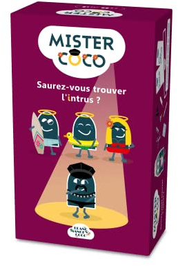 Hiboutatillus Mister Coco - Eule - Blackrock Games - Partyspiel - Finde den Eindringling - Weiße Kokosnuss Essen - Neues mechanisches Spiel - Erstaunliche Ausrüstung
