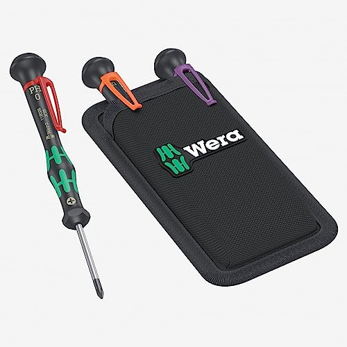 Wera 3-teilig Schraubendreherset, Schwarz, Phillips, Torx, Pentalobe
