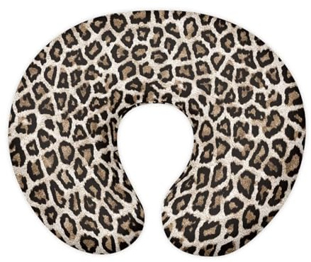 Mintulipy Leopard Nursing Pillow Cover Fits The Original Support Pillow for Breastfeeding and Bottle Feeding Leopard Breastfeeding Pillow Slipcover for Baby Boys & Girls