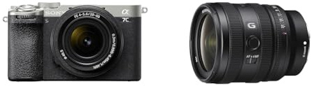 Sony Alpha 7C II, Appareil Photo Plein Format Hybride Compact à Objectif Interchangeable en kit avec Le FE 28-60mm Silver + FE 24-50 mm F2.8 G | Zoom Standard Lumineux Plein Format série G (SEL2450G)