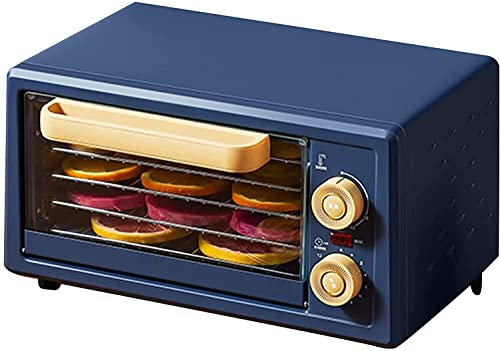 NUANYI Deshidratador de Alimentos de 250 W, 5 bandejas apilables 30~75 ℃ Ajuste de Temperatura Ajustable, máx. 12 h, máquina deshidratadora para Frutas, Verduras, Carnes y Chile