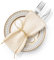 6 leinenservietten stoffservietten Rand stoffservietten servietten stoffservietten Cloth Napkins leinenservietten Serviette Hochzeit Party Western-Stil Tischdekorat【42 x 42cm Helles Khaki】