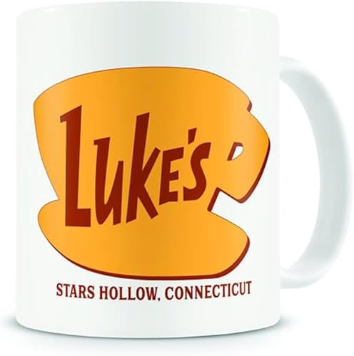 Faithful Prints Luke's Diner Tazza da caffè ispirata alle ragazze Gilmore – Tazza in ceramica ideale per Natale, 325 ml, stile retrò, da collezione, regalo per tè