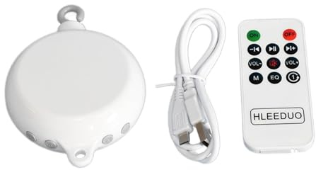 Luwecf Krippen Mobile Motor Spieluhr. Krippen Mobile Box mit Musik Zum Spielen Der Reise nach Hause