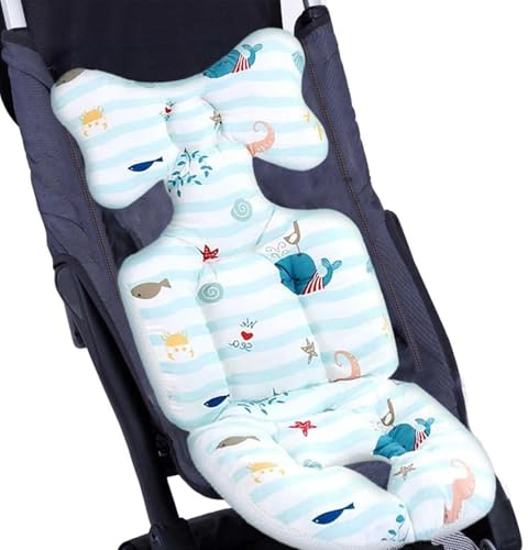 Autositzkissen, Kinderwagen-Sitzbezug, dicker Schaumstoff, Stützkissen für | Kinderwagen, Babystuhl und Auto