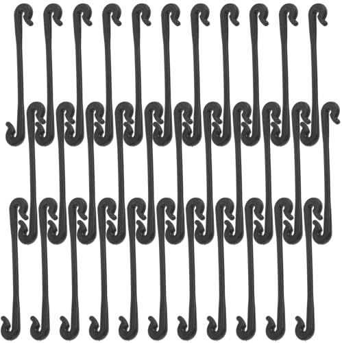 Abaodam 100 Stück Pflanzenclips Kunststoff Weinrebenklemme Gartenpflanzenstütze Klammer für Kletterpflanzen Obstbaum Befestigung Melonen Kiwishalter Robust Langlebig