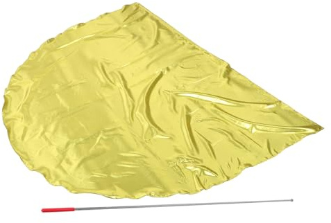 BAZEITFLOW Bandera Semicircular para Adoración 190X140 CM Grande Barra Bandera de Mano para Baile y Eventos Deportivos Resistente y Portátil para Actuaciones y Festivales