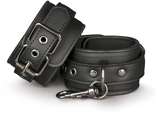 Manschetten Handschellen Fesseln Leder Verstellbar Bondage Fetisch SM Fessel Geschenkset Easytoys
