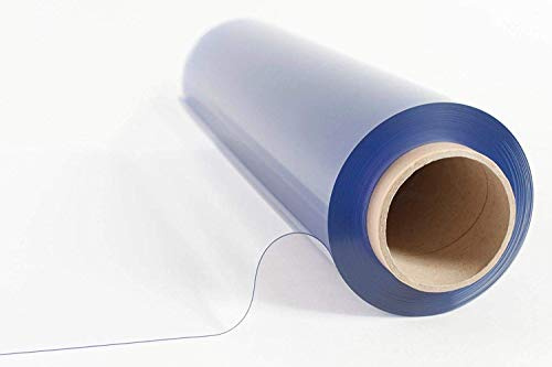 Lona de Camión/Pvc-Plane Transparente 0,8mm-1,4m Ancho - Lámina para Ventanas, Plano de Ventana - 1,4m x 1m