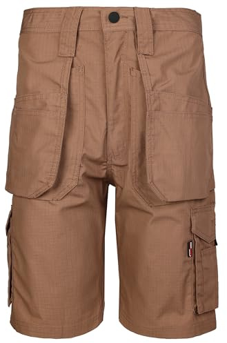 TuffStuff Mens 844 Enduro Work Shorts, Sand, 36W UK