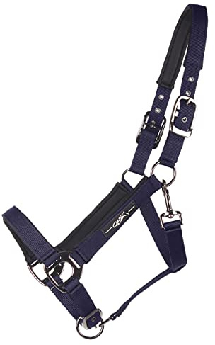 ARBO-INOX Halfter unterlegt 3-Fach verstellbar mit schwarzen Beschlägen (Full WARMBLUT, Navy)