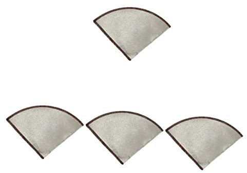 DOITOOL 4pezzi Filtri Per Caffè Riutilizzabili Acciaio Inossidabile Dripper Compatibile Con Caffè Americano Design Compatto e Leggero Facile Da Pulire e Portare Con Sé Filtraggio Di