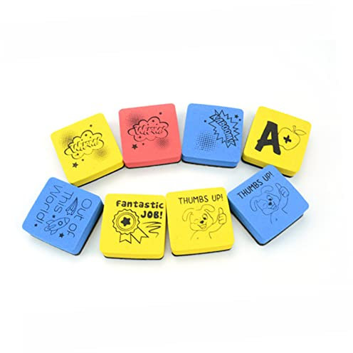 COHEALI Whiteboard Radierer Magnetisch 24 Stück 5X5cm Klein Quadratisch Filztuch Tafelwischer für Schule Büro Zuhause Praktischer Tafelreiniger Leichtgewicht für Magnettafel Tafel Glas Whiteboard