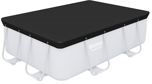 Bestway PVC-Abdeckplane 269 x 179 cm, schwarz, eckig