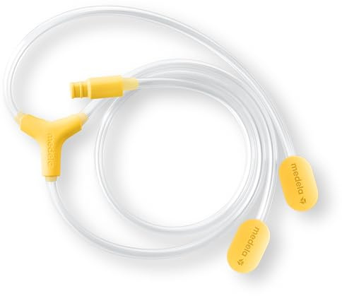 Medela Ersatzschlauch für freihändige Auffangbecher, entworfen für Freestyle Hands-Free, Freestyle Flex & Swing Maxi Milchpumpe, authentische Ersatzteile, transparent, 1 Set