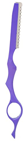 Glomora Ausdünnungsrasierer, Haarausdünnungsrasierer, professionelles Haarstyling-Trimmrasierer, Messer-Haartexturierungs-Schneidrasierer für den Salon zu Hause (Purple)