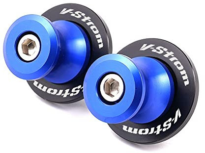 YULEGUDI Schwingenschutz Montageständer Für Suzu&ki VStrom V Strom 250 650 1000 1050 XT DL Motorradzubehör CNC Aluminium 8mm Schwingenspulenschieber Standschrauben(Blue)