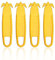 Lot De 4 Ouvre-Boîtes Jaunes, Couteau De Sécurité Pratique, Coupe-Boîte De Courses, Dispositif De Déballage, Couteau À Découper